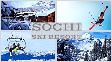 Ski Resort 🎿 Roza Khutor In Sochi Russia 🇷🇺 Youtube