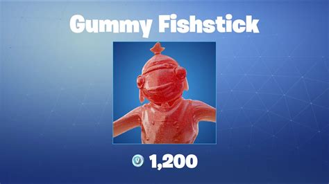 Gummy Fishstick Fortnite Outfitskin Youtube