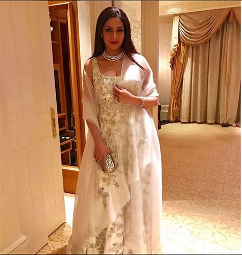 Sri Devi In White Gown Lady Selection Inc