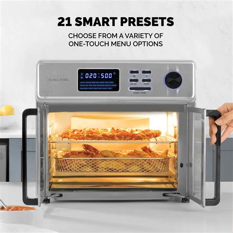 Kalorik Maxx Complete Digital 26 Quart Air Fryer Oven Stainless Stee