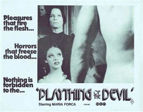 Plaything Of The Devil Lobby Card Maria Forsa Moviemem Original