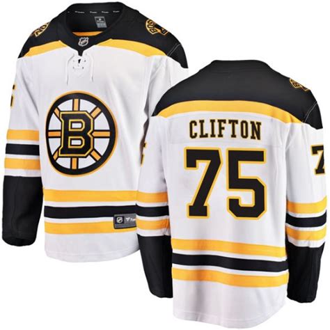 Youth Boston Bruins Connor Clifton Fanatics Branded Breakaway Away