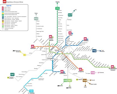 Rome Public Transport Guide Metro Map Map Rome Vrogue Co
