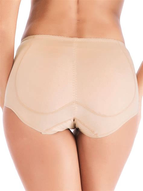 Hip Shapewear Fake Buttocks Briefs Bum Butt Push Up Buttocks Removable Padding For Women