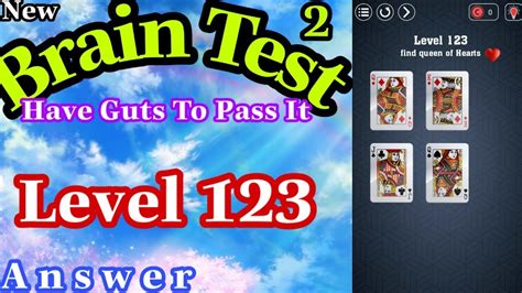 《brain Test Level 123》have Guts To Pass It Answer Solution Đáp Án