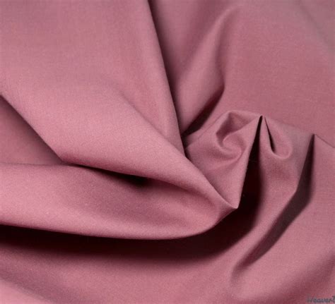 Plain Polycotton Fabric Dusky Pink