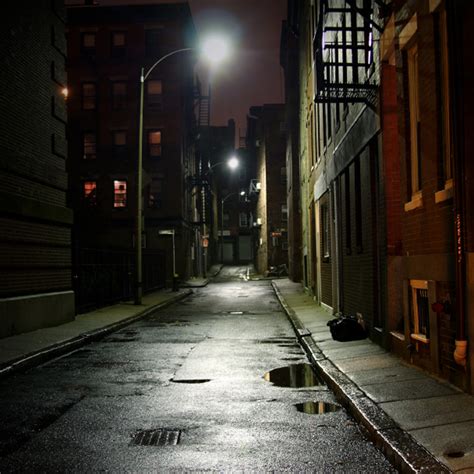 Free Download Inner City Dark Alleyway Background Stock Photo Edit Now