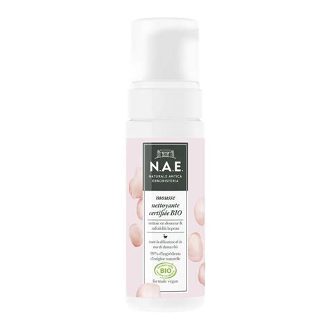 N A E Mousse Nettoyante Bio Rose N A E Le Flacon De 150ml Mousse