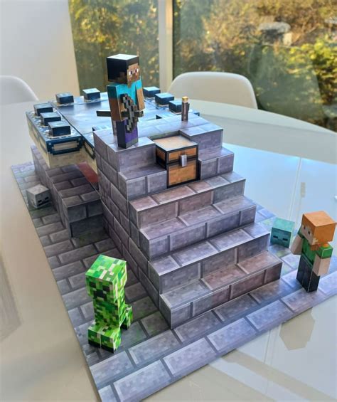 Pixel Papercraft Nether Portal Diorama Full Scale Porn Sex Picture