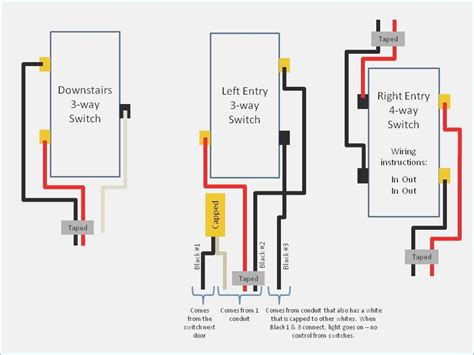 Way Switch Wiring Diagram Leviton