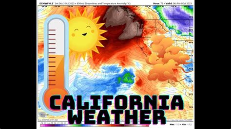California Weather Santa Ana Winds And Extended Forecast Youtube