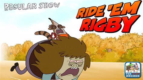 Regular Show Ride Em Rigby Hang On Tight Its About To Get Real