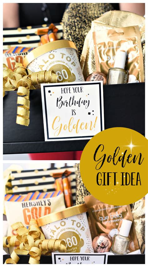 Gifts to be delivered for birthday. Golden Birthday Gift Idea - Fun-Squared