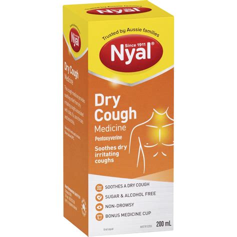 Nyal Cough Medicine For Dry Coughs 200ml Woolworths