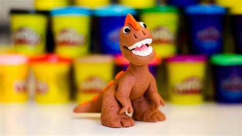 Play Doh Dinosaur Playset Playdough By Funny Socks Youtube