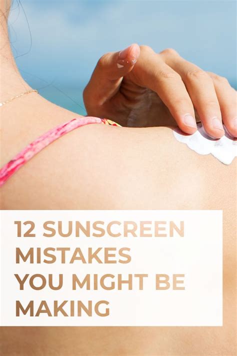 12 sunscreen mistakes you might be making sunscreen how to make mabels labels