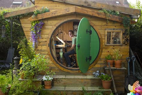 Man Builds Incredible Hobbit House In His Back Garden