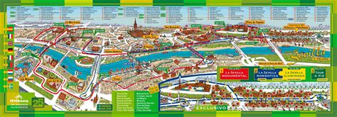 Map Of Seville Bus Tour Hop On Hop Off Bus Tours And Big Bus Of Seville