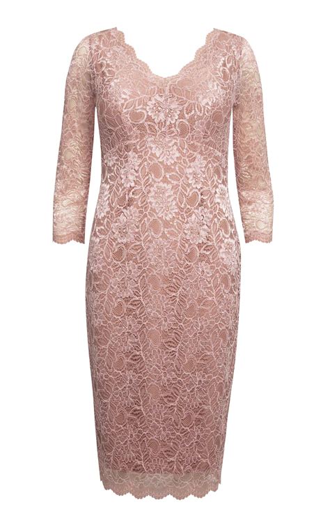 Anya Lace Occasion Dress Blush Evening Dresses Occasion Wear And