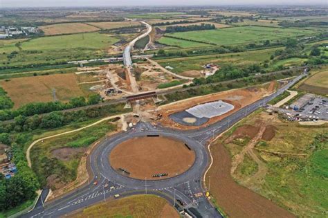 Final Lincoln Eastern Bypass Roundabout Complete