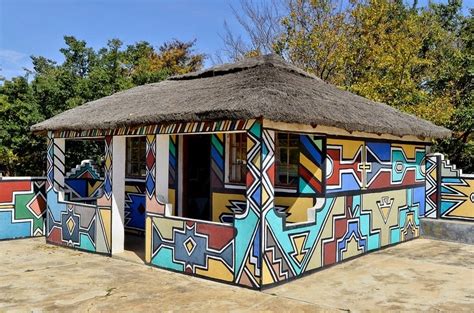 The Painted Houses Of The Ndebeles Amusing Planet