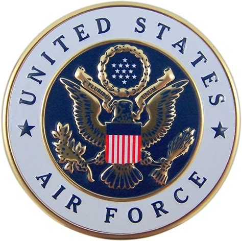 United States Air Force Military Metal Auto Decal Emblem 2