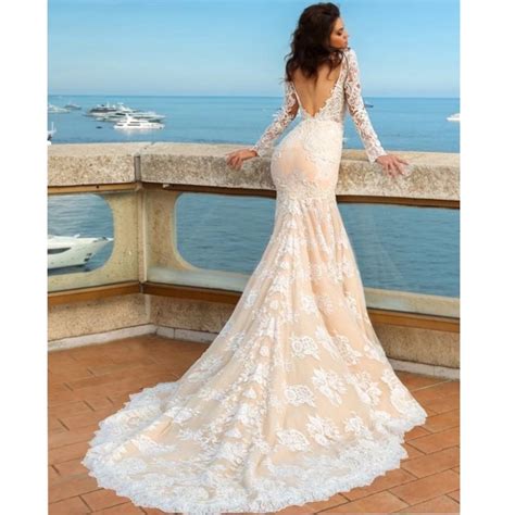 Chady Long Sleeve Mermaid Lace Wedding Dresses 2021 Princess Wedding