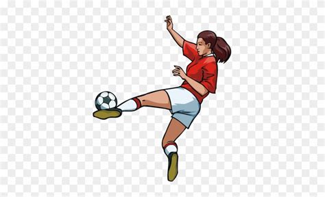 Png Female Soccer Player Clipart Free Transparent Png Clipart