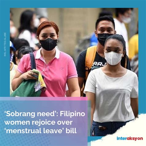 on twitter rt interaksyon the menstrual leave act the bill that seeks to grant
