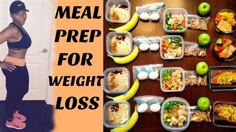 Meal Prep For Weight Loss2 Youtube