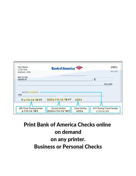 Modisch Nach Oben Verhängen Routing Number On Check Bank Of America