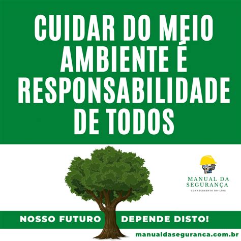 Cuidar Do Meio Ambiente é Responsabilidade De Todos Dds