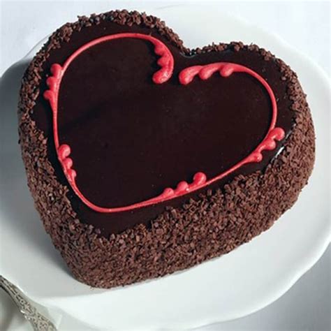 Special Heart Shape Chocolate Cake Online Order Cakegift In