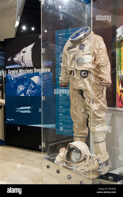 The Spacesuit Worn On Gemini 8 By Astronaut Neil Armstrong The First