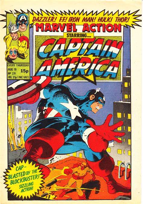 Starlogged Geek Media Again 1981 Captain America Weekly Part One