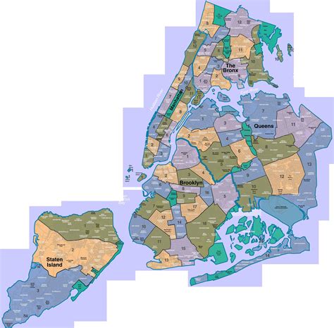 Exploring New York City Neighborhoods A Guide To The Map Of New York