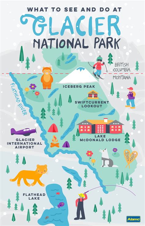 10 Best Of Printable Map Glacier National Park Printable Map