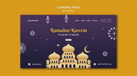 Free Psd Illustrated Ramadan Kareem Banner Template