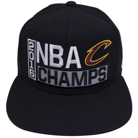 Cleveland Cavaliers 2016 Nba Finals Champions Black Snapback Hat Cap Swag