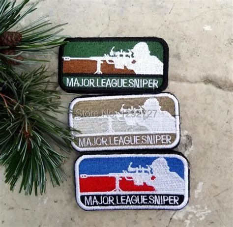 Morale Patch Major League Sniper Patches Shooting Military Patch Hook
