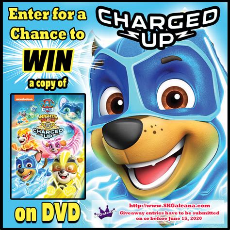 Paw Patrol Mighty Pups Charged Up Dvd Giveaway Skgaleana