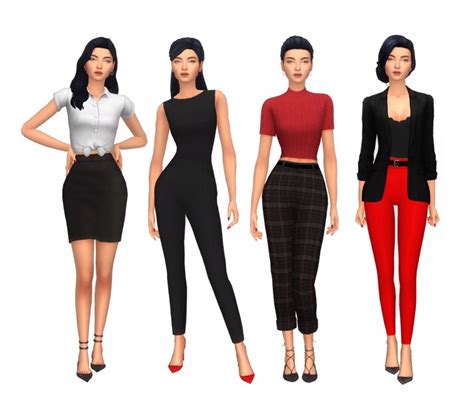 Business Casual Sims Clothing Sims Clothes