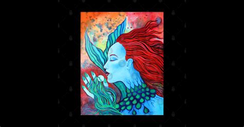 Siren Painting Mermaid T Shirt Teepublic