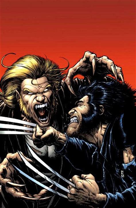 Wolverine Vs Sabretooth It Pushed My Geek Button Pinterest