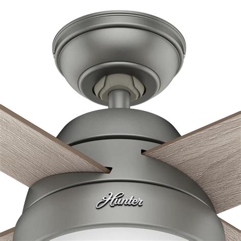 Silver Ceiling Fan With Light And Remote Shelly Lighting