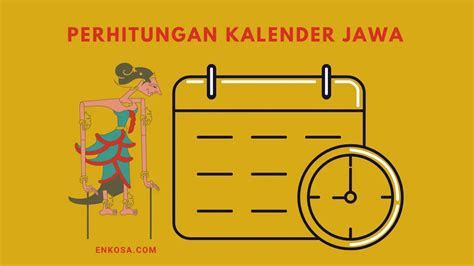 Dasar Perhitungan Kalender Jawa Nama Hari Dan Pasaran