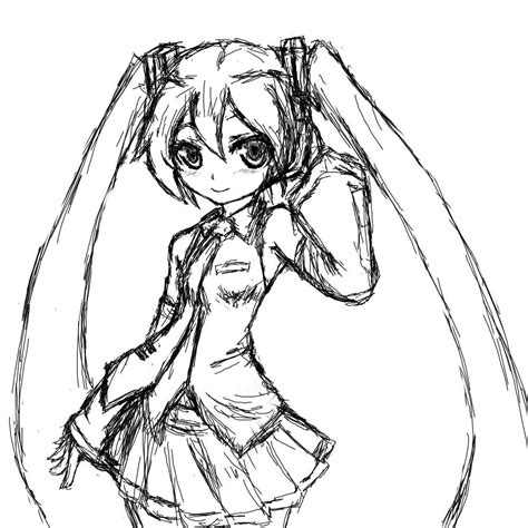 Miku Hatsune Coloring Pages Chibi Coloring Pages Hatsune Miku Miku