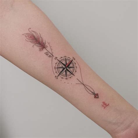 Top 31 Amazing Compass Tattoo Design Ideas
