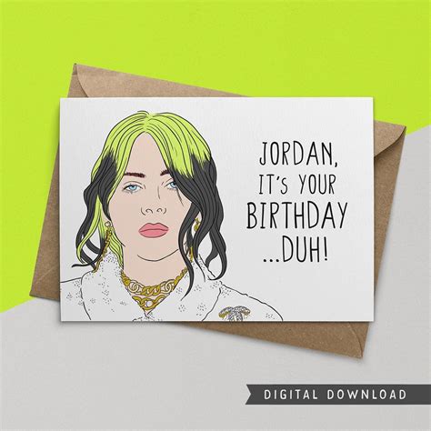 Emma On Instagram “billie Eilish Birthday Card”