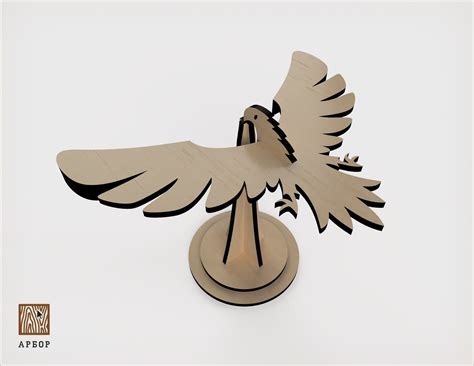Cnc Laser Cut Design Wooden Bird Model Free Cdr Vectors Art For Free